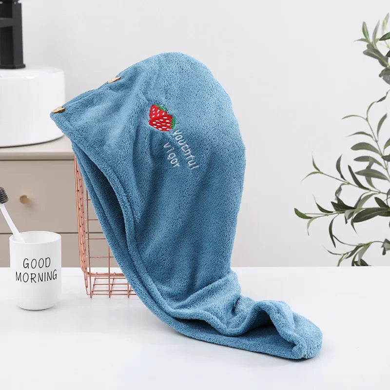 Bonnet Serviette Microfibre à Séchage Rapide pour Cheveux