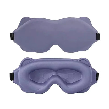 Masque de Sommeil 3D Rembourré — Bloque la Lumière, Ultra Doux