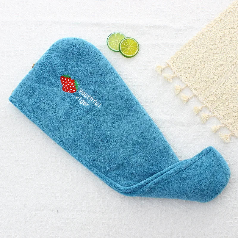 Bonnet Serviette Microfibre à Séchage Rapide pour Cheveux