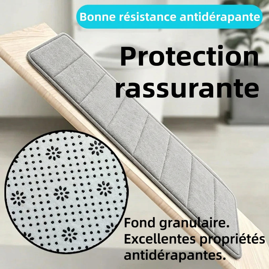 Tapis de Salle de Bain Velours Microfibre — Absorption Rapide & Confort