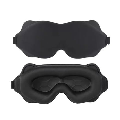 Masque de Sommeil 3D Rembourré — Bloque la Lumière, Ultra Doux