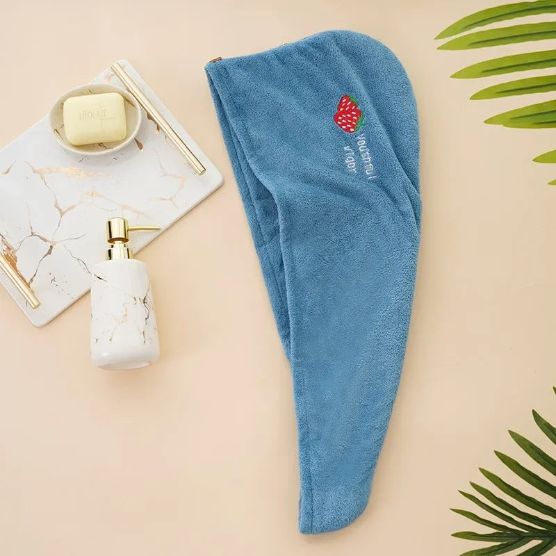 Bonnet Serviette Microfibre à Séchage Rapide pour Cheveux