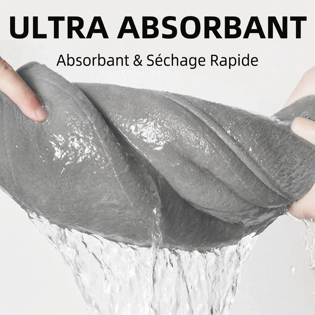 Tapis de Salle de Bain Velours Microfibre — Absorption Rapide & Confort
