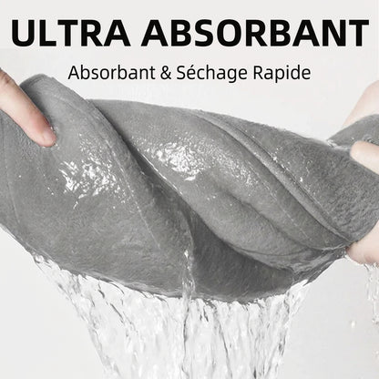 Tapis de Salle de Bain Velours Microfibre — Absorption Rapide & Confort