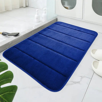 Tapis de Salle de Bain Velours Microfibre — Absorption Rapide & Confort